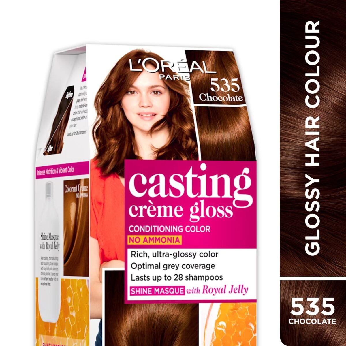L'Oreal Paris Casting Creme Gloss Conditioning Color 535 Chocolate