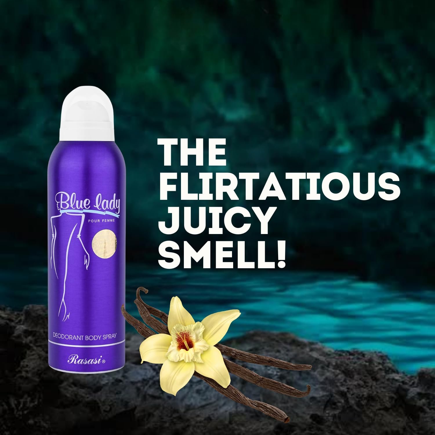 Blue Lady Rasasi Deodorant Body Spray Buy Rasasi Blue Lady Gift