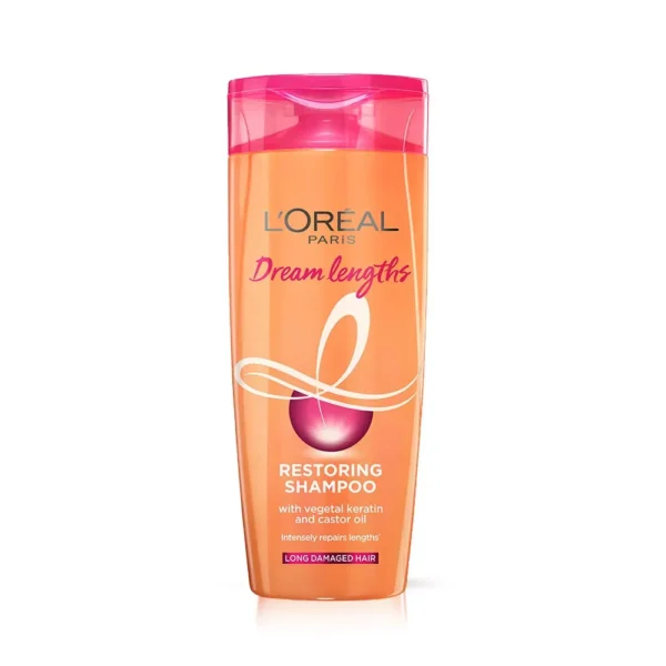 L'Oreal Paris Dream Lengths Restoring Shampoo With Vegetal Keratin And Castor Oil