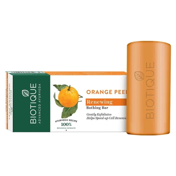 Biotique Advanced Ayurveda Orange Peel Renewing Bathing Bar 150G