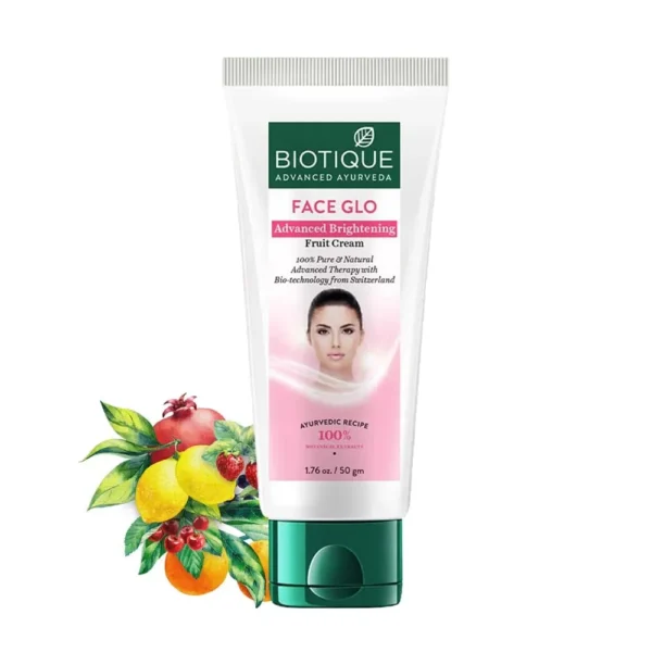 Biotique Advanced Ayurveda Face Glo Advanced Brightening Fruit Cream 50G