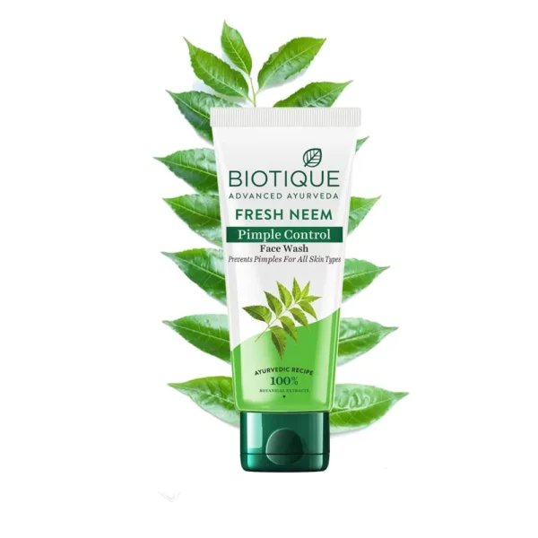 Biotique Advanced Ayurveda Fresh Neem Pimple Control Face Wash 50Ml