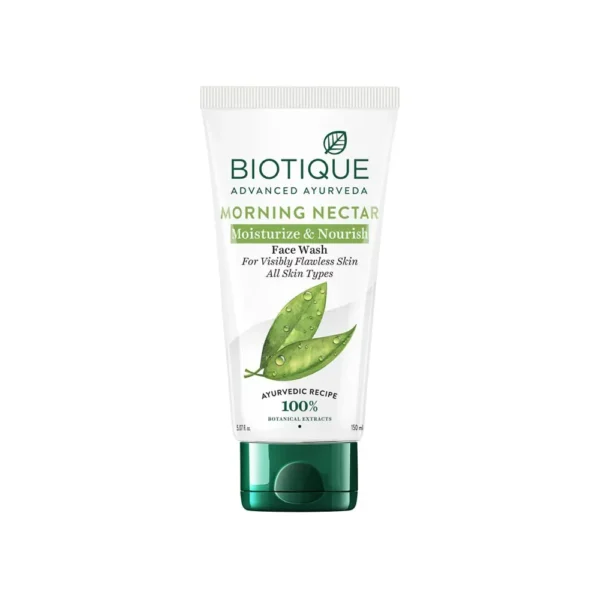 Biotique Advanced Ayurveda Morning Nectar Moisturize & Nourish Face Wash 50Ml