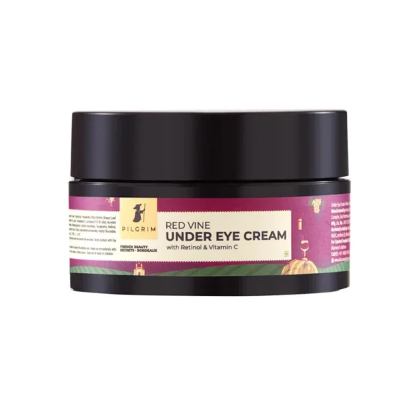 Pilgrim French Beauty Secrets Red Vine Under Eye Cream With Retinol & Vitamin C 30G