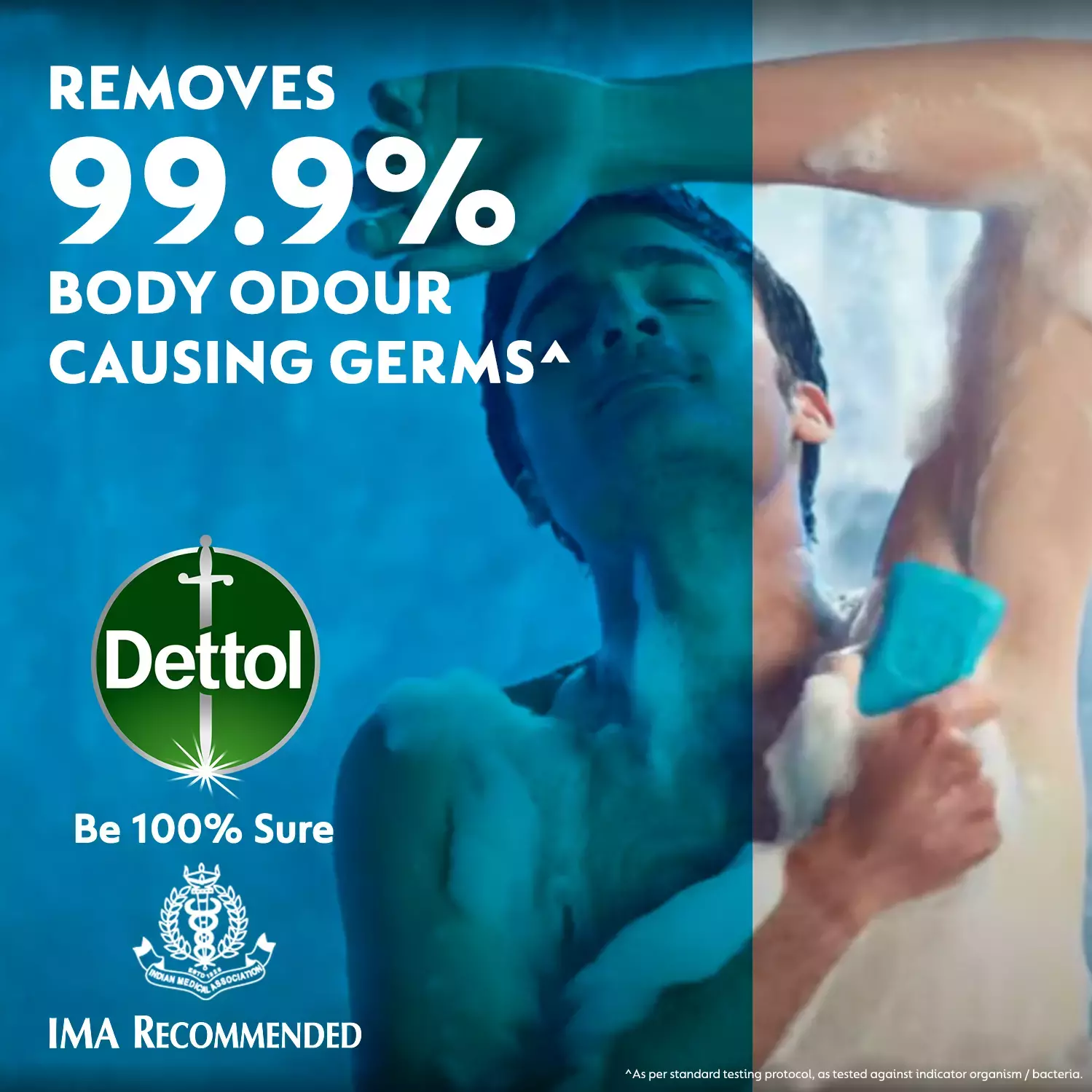 Dettol 2X Menthol Icy Cool Bathing Bar 75Gx 4N= 300G.