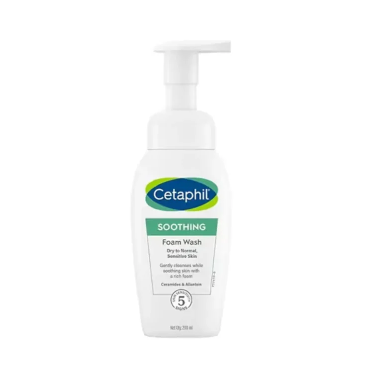 Cetaphil Soothing Foam Wash Cleanser Dry To Normal Sensitive Skin