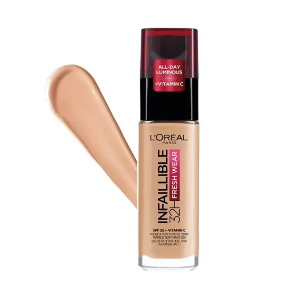 L'Oreal Paris Infaillible 32H Fresh Wear 140 Beige Dore Golden Beige