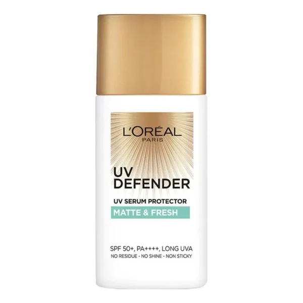 L'Oreal Paris Uv Defender Uv Serum Protector Spf 50+ Matte & Fresh With Airlicium