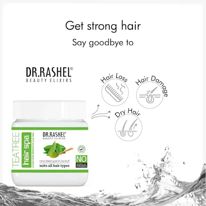 dr rashel tea tree hair spa controls hair fall helps battle against dandruff suits all skin types 360ml product images orvntoatgdb p597496117 3 202301112125