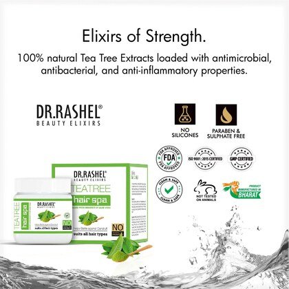 dr rashel tea tree hair spa controls hair fall helps battle against dandruff suits all skin types 360ml product images orvntoatgdb p597496117 4 202301112125
