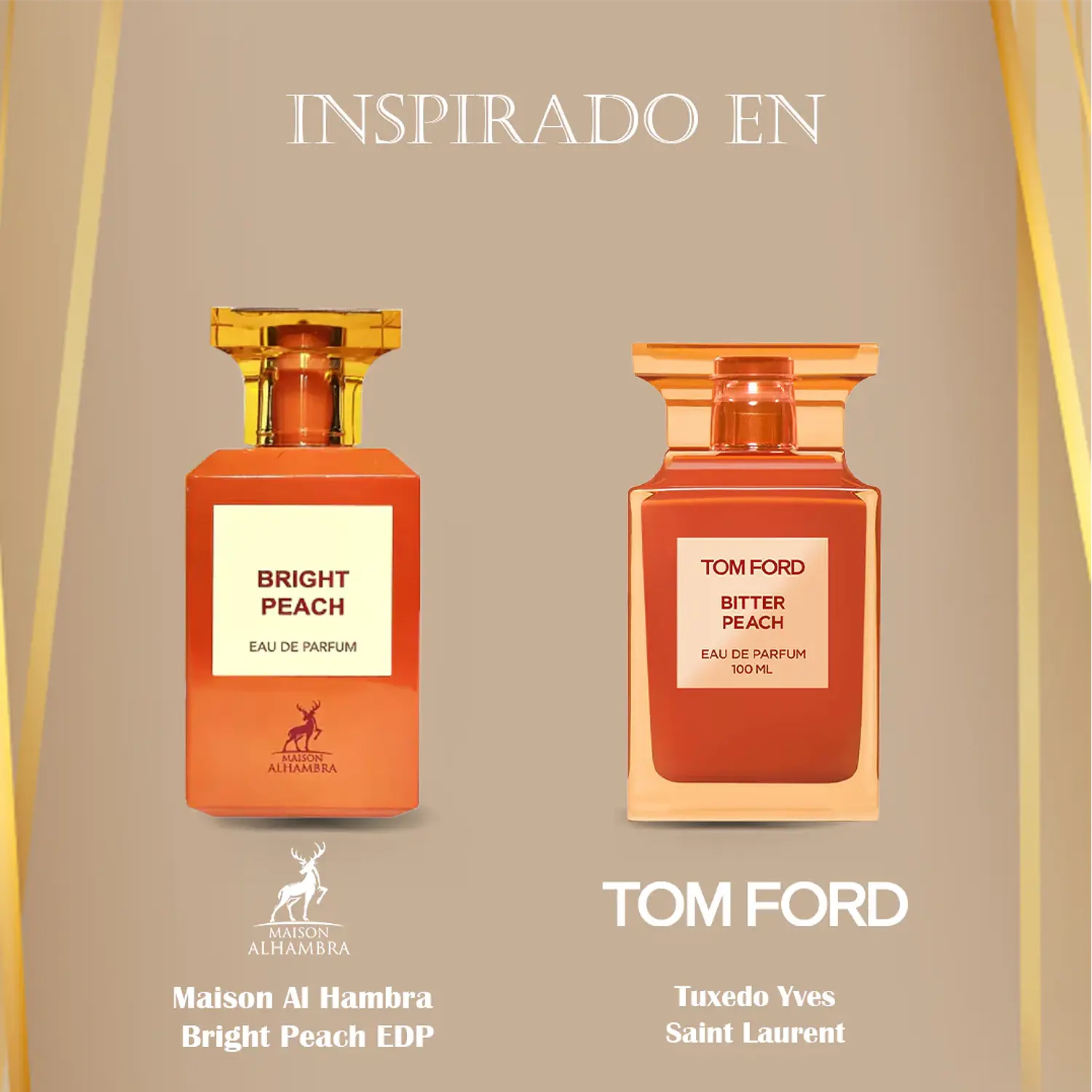 Maison Al Hambra Bright Peach Eau De Parfum 80Ml