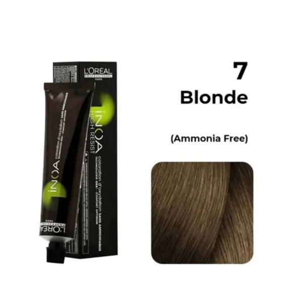 L'Oreal Professional Paris Inoa 7 Blonde Ammonia Free Permanent Hair Color 60G