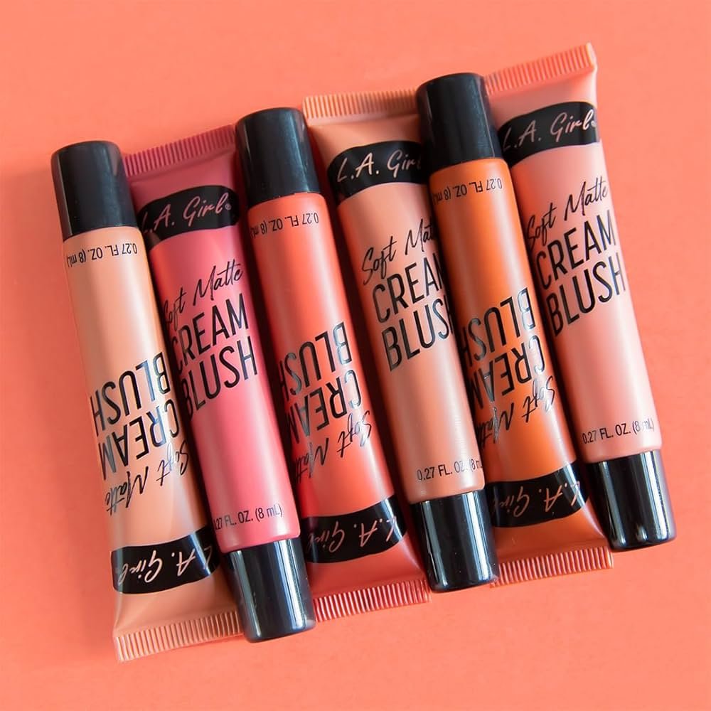 L.A. Girl Soft Matte Cream Blush Gbl443 Blissful Blendable Cheek + Lip Color 8Ml