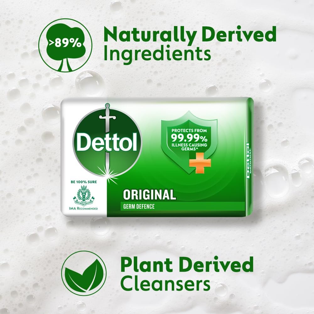 Dettol Original Germ Defence 99.99% Double Protection 150G