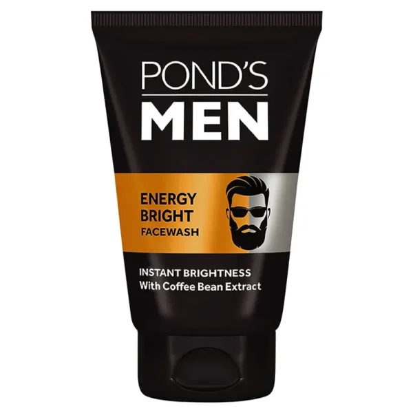 Pond'S Men Energy Bright Facewash With Coffee Bean Extract 50G