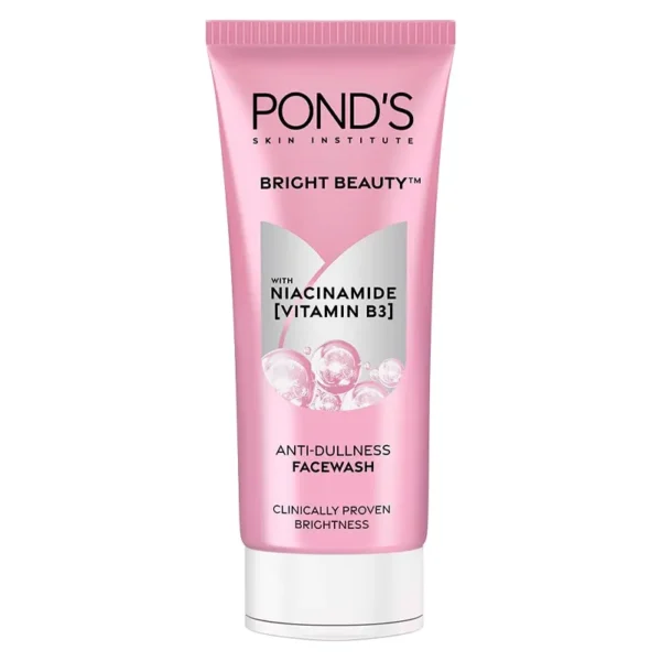 Pond'S Skin Institute Bright Beauty Niacinamide Vitamin B3 Anti-Dullness Facewash 50G