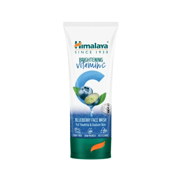 Himalaya Brightening Vitamin C Blueberry Face Wash For Youthful & Radiant Skin 50Ml