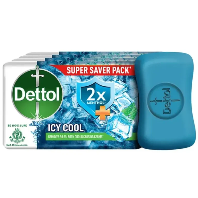 Dettol 2X Menthol Icy Cool Bathing Bar 150G X 4N = 600G
