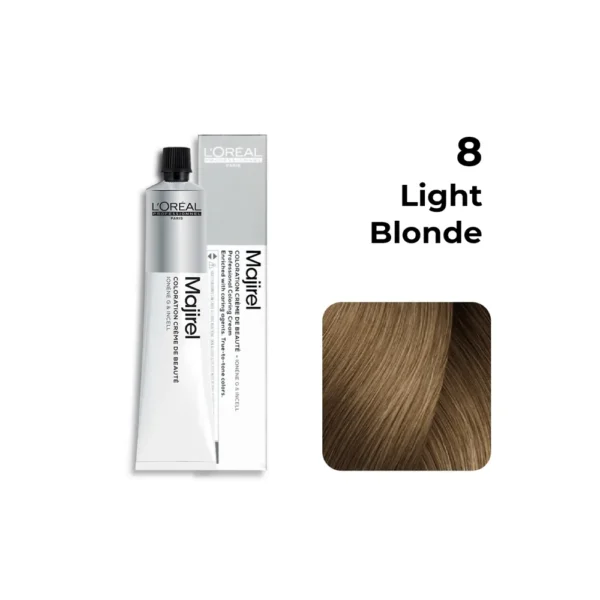 L'Oreal Professional Paris Majirel 8 Deep Light Blonde 49.5G