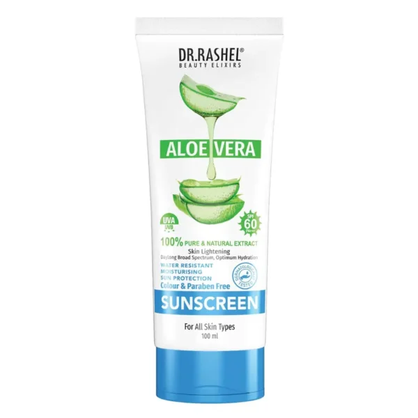 Dr Rashel Aloe Vera Sunscreen Uva Uvb Spf 60 Pa+++ Ultra Hydrating