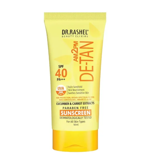 Dr Rashel Am 2 Pm De-Tan Sunscreen Cucumber & Carrot Extract Spf 50 Pa+++