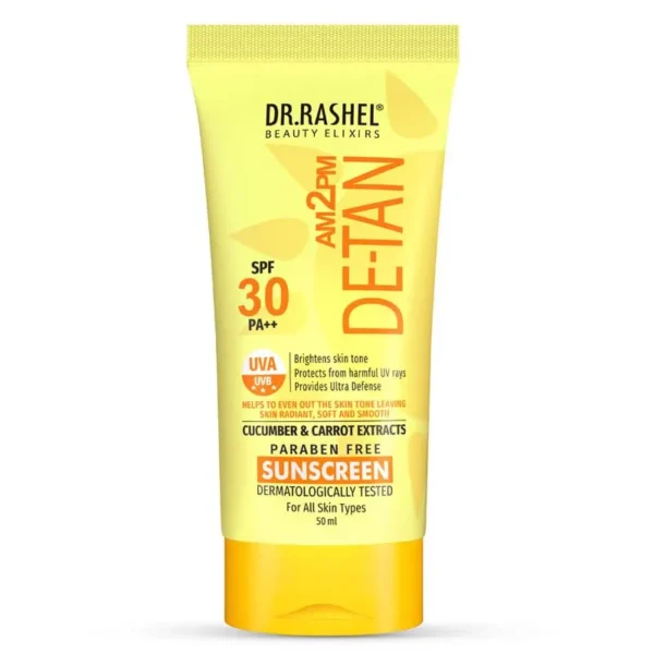 Dr Rashel Am 2 Pm De-Tan Sunscreen Cucumber & Carrot Extract Spf30 Pa++ Uva Uvb