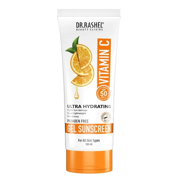 Dr Rashel Vitamin C Gel Sunscreen Spf 50 Pa+++ Ultra Hydrating