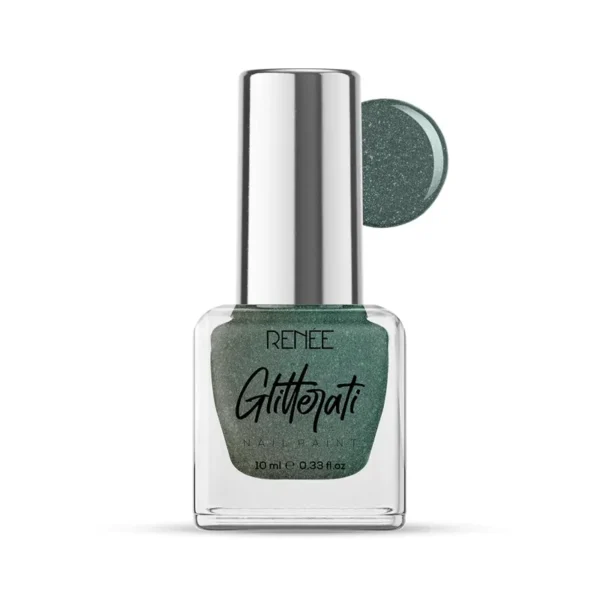 Renee Glitterati Nail Paint Enchanted Fern