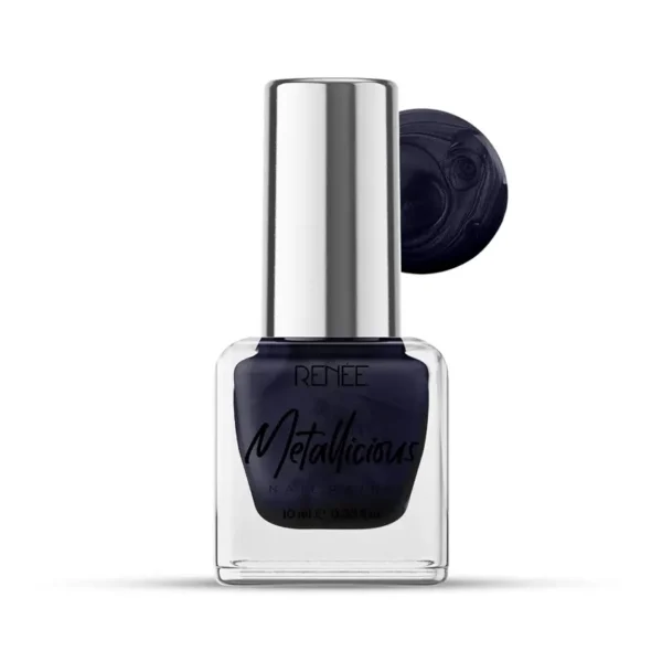 Renee Metalicious Nail Paint Navy Nebula