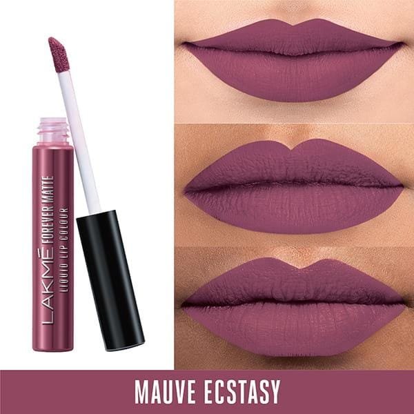 Lakme Forever Matte Liquid Lip Colour 15 Mauve Ecstasy 5.6Ml.