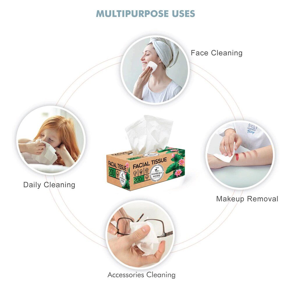 The Honest Home Company Facial Tissue 200 Pulls
