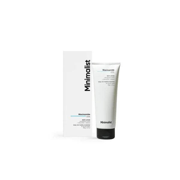 Minimalist Niacinamide 05% Body Lotion With Glycerin 20% Keeps Skin Healthy & Hydrated For All Skin Types 180G