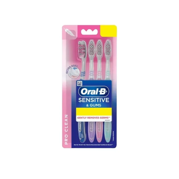 Oral-B Sensitive & Gums Pro Clean 4N Toothbrushes