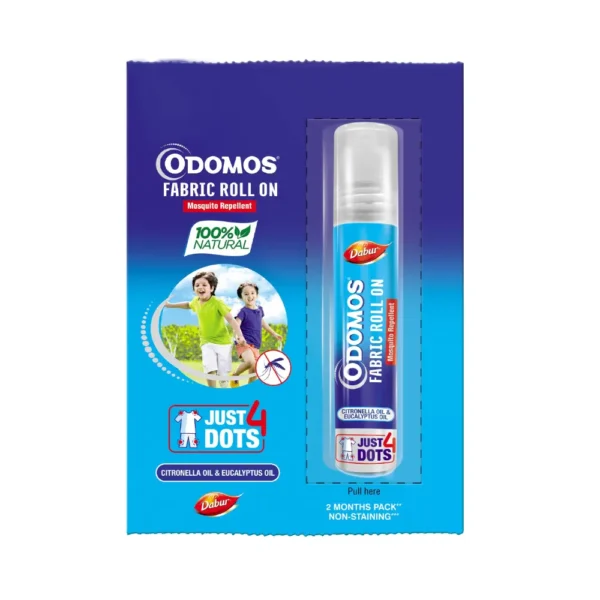 Dabur Odomos Fabric Roll On Mosquito Repellent 8Ml
