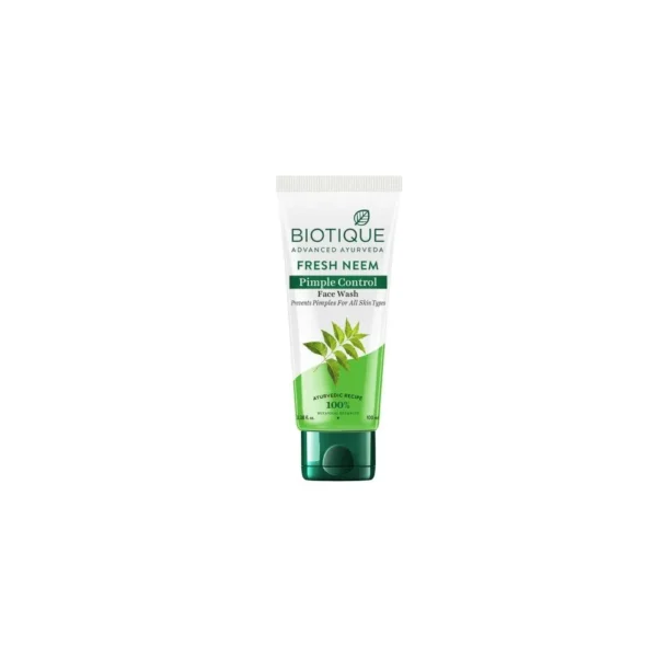 Biotique Advanced Ayurveda Fresh Neem Pimple Control Face Wash 100Ml