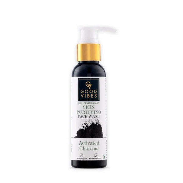 Good Vibes Serum - Powered Beauty Even Skin Purifying Face Wash Activated Charcoal 120Ml