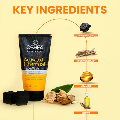 oshea herbals activated charcoal face wash pack of 2 x 120grams product images orvltwiaji6 p603976865 2 202404061648